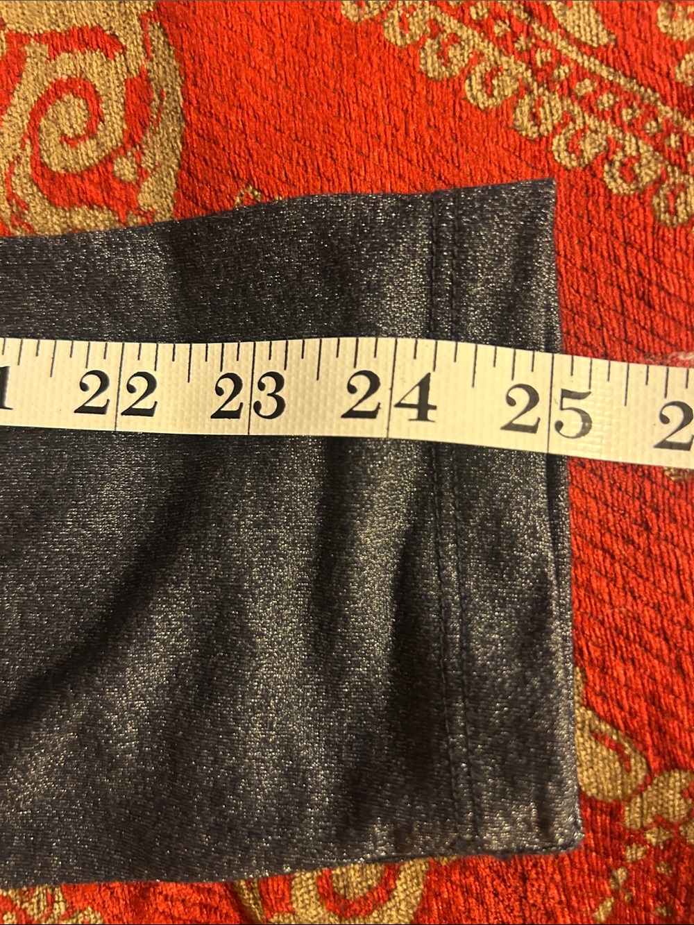Brooks Brothers Faux Wrap Long-Sleeve Top Shimmery Charcoal LARGE NWT - Picture 10 of 11